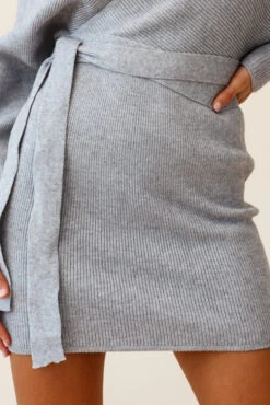 Cameo Batwing Knit Dress Grey 13 Cameo Batwing Knit Dress Grey -Selfie Leslie Shop 14462b grey 190812sl1259