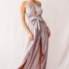 Athena High Split Maxi Dress Mauve -Selfie Leslie Shop 190219sl 1355 52405b mauve