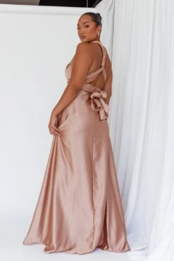 Ariana Multiway Maxi Dress Mocha 13 Ariana Multiway Maxi Dress Mocha -Selfie Leslie Shop 23688B09MOCHA 2