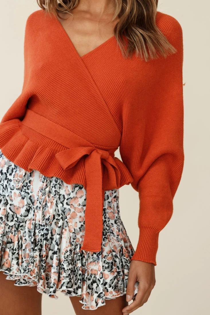 Amara Long Sleeve Knit Top Camel 9 Amara Long Sleeve Knit Top Camel - Image 7