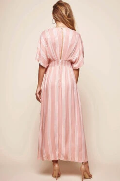 Libby Maxi Dress Peach Stripe 12 Libby Maxi Dress Peach Stripe -Selfie Leslie Shop 52179b06 peach stripe 9125 2