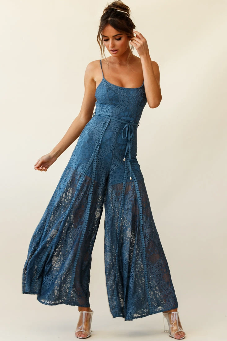 Palm Springs Lace Jumpsuit Midnight Blue 3 Palm Springs Lace Jumpsuit Midnight Blue