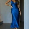 Infinity Pintuck Bust Maxi Dress Navy 2 Infinity Pintuck Bust Maxi Dress Navy -Selfie Leslie Shop 63479B 20NAVY 1