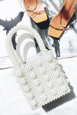 5th Avenue Pearl Box Bag -Selfie Leslie Shop BG00003 PEARL 5 featured