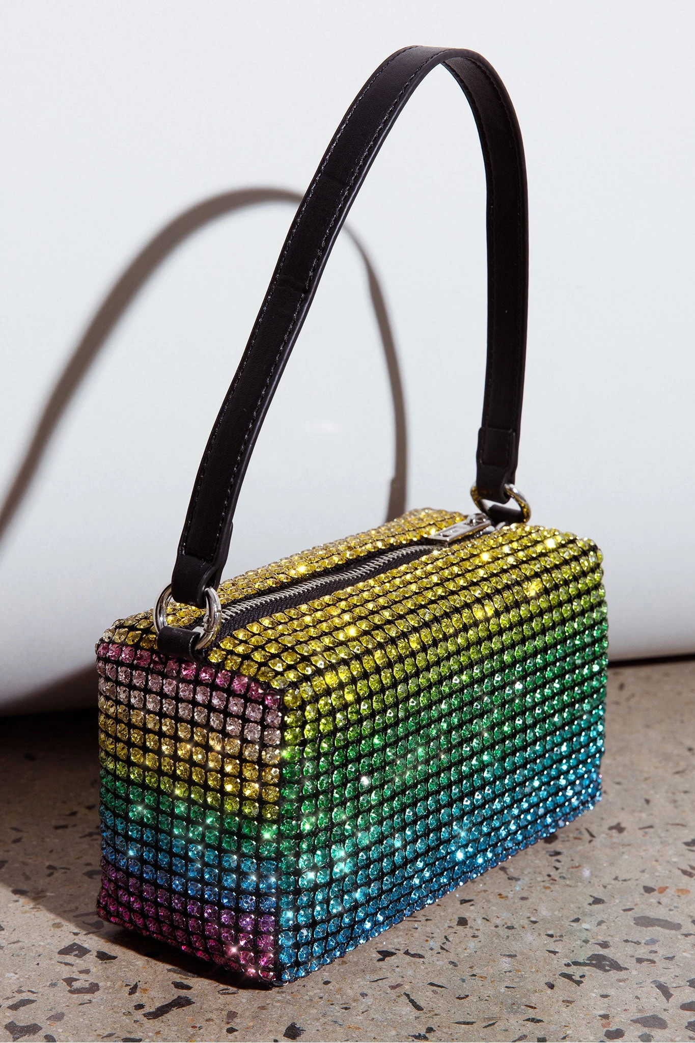 Mara Crystal Rectangular Bag Green Multi 3 Mara Crystal Rectangular Bag Green Multi