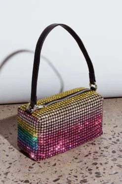 Mara Crystal Rectangular Bag Green Multi 11 Mara Crystal Rectangular Bag Green Multi -Selfie Leslie Shop BG00028 20GREEN 2