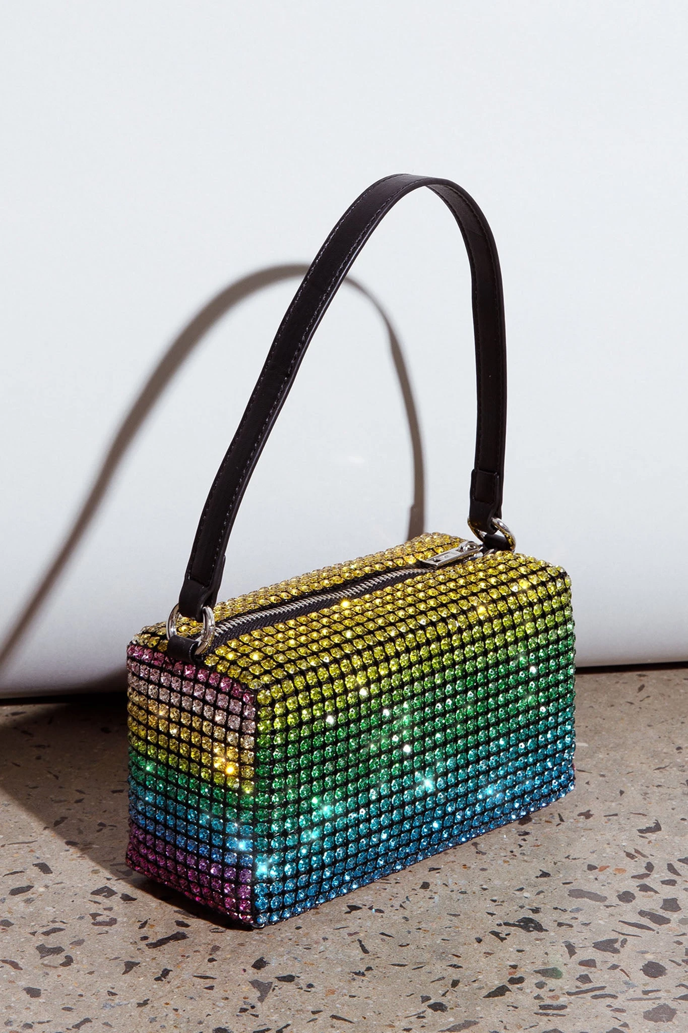 Mara Crystal Rectangular Bag Green Multi 4 Mara Crystal Rectangular Bag Green Multi - Image 2