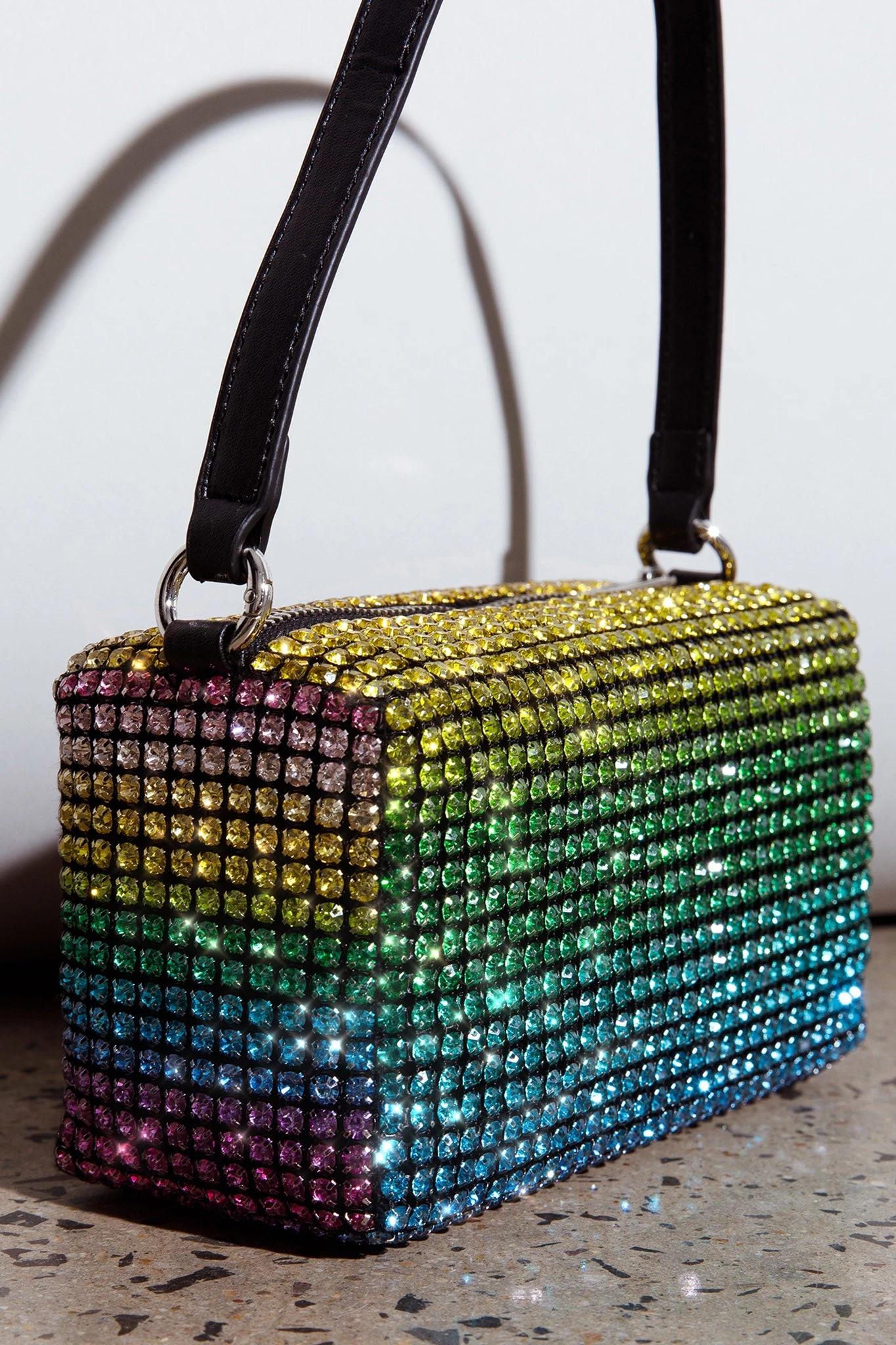 Mara Crystal Rectangular Bag Green Multi 7 Mara Crystal Rectangular Bag Green Multi - Image 5