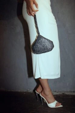 Amore Diamante Mesh Bag Black -Selfie Leslie Shop BG00033 20BLACK 5