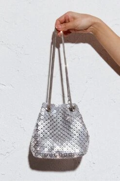 Trixie Chainmail Bag Silver -Selfie Leslie Shop BG00037 20SILVER 2