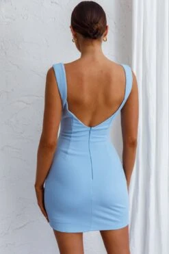 Move Maker Thick Strap Cut-Out Detail Mini Dress Blue 13 Move Maker Thick Strap Cut-Out Detail Mini Dress Blue -Selfie Leslie Shop CM1694J 20BLUE 6