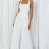 Remember This Halterneck Wide Leg Jumpsuit White -Selfie Leslie Shop EH0005JC01 WHITE 1