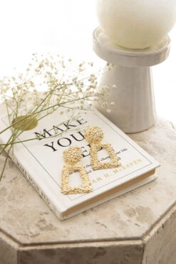 London Textured Earrings Gold -Selfie Leslie Shop ER00053 20GOLD 20OS 5