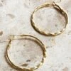 Missie Large Hoop Earrings Gold