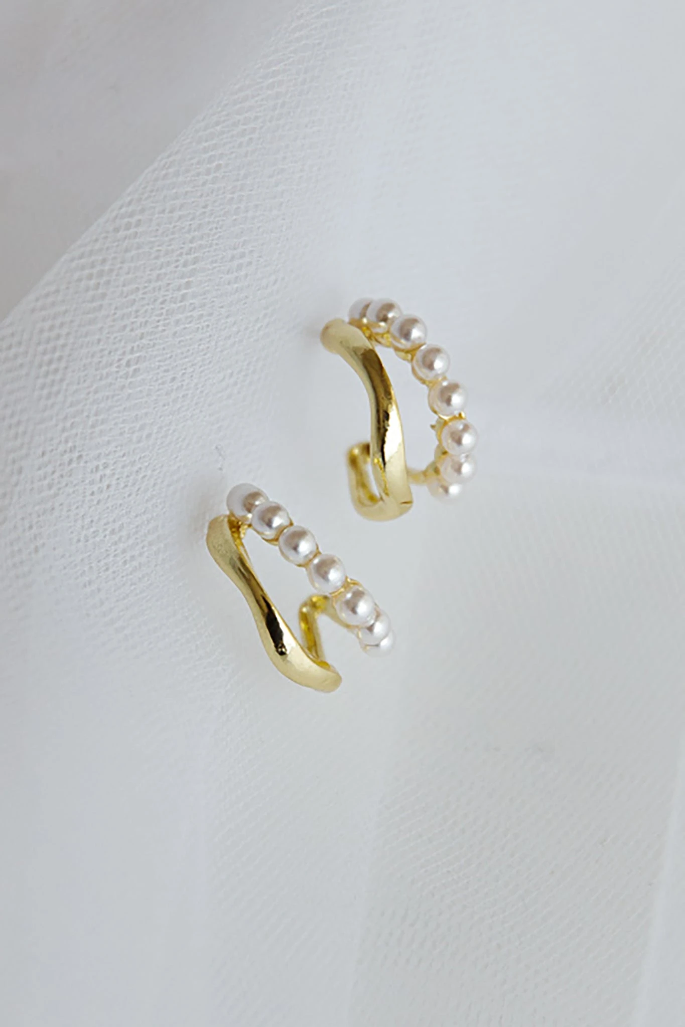 Charis Double Hoops Gold 7 Charis Double Hoops Gold - Image 5