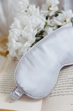 Sweet Dreams Satin Eye Mask Silver -Selfie Leslie Shop EYE001 20SILVER 4