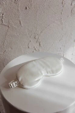 Sweet Dreams Satin Eye Mask White 12 Sweet Dreams Satin Eye Mask White -Selfie Leslie Shop EYE001 20WHITE 5