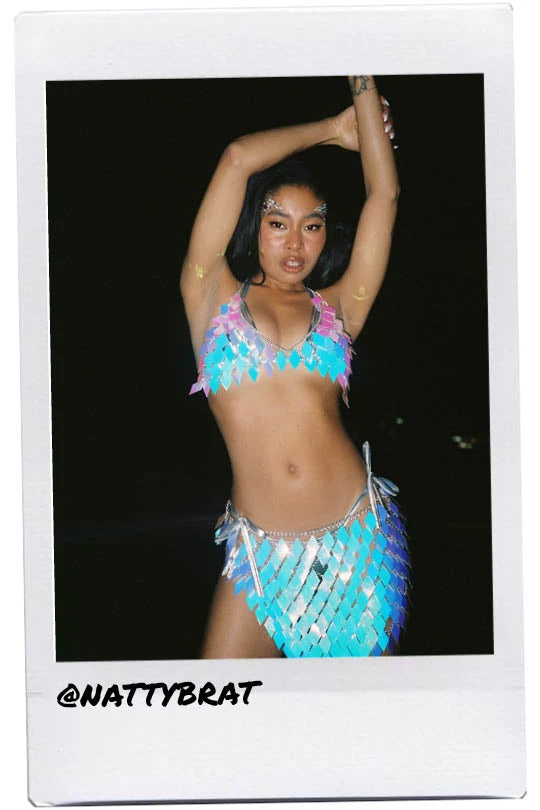 River Festival Shiny Sequins 2 Piece Set Blue 11 River Festival Shiny Sequins 2 Piece Set Blue - Image 9