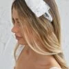 Alice Lace Bow Headband White -Selfie Leslie Shop HA00021 20WHITE 1