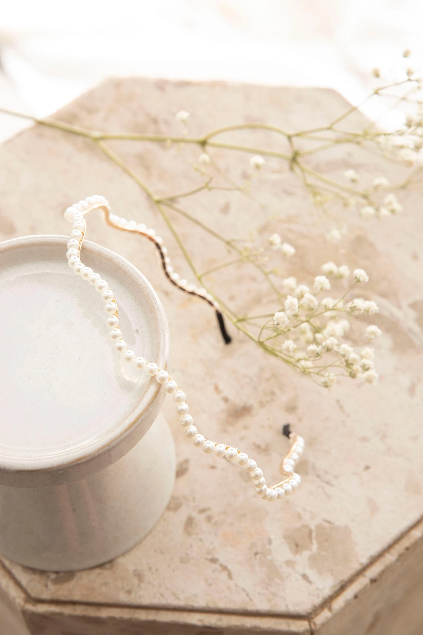 Arabelle Pearl Wavy Headband 3 Arabelle Pearl Wavy Headband