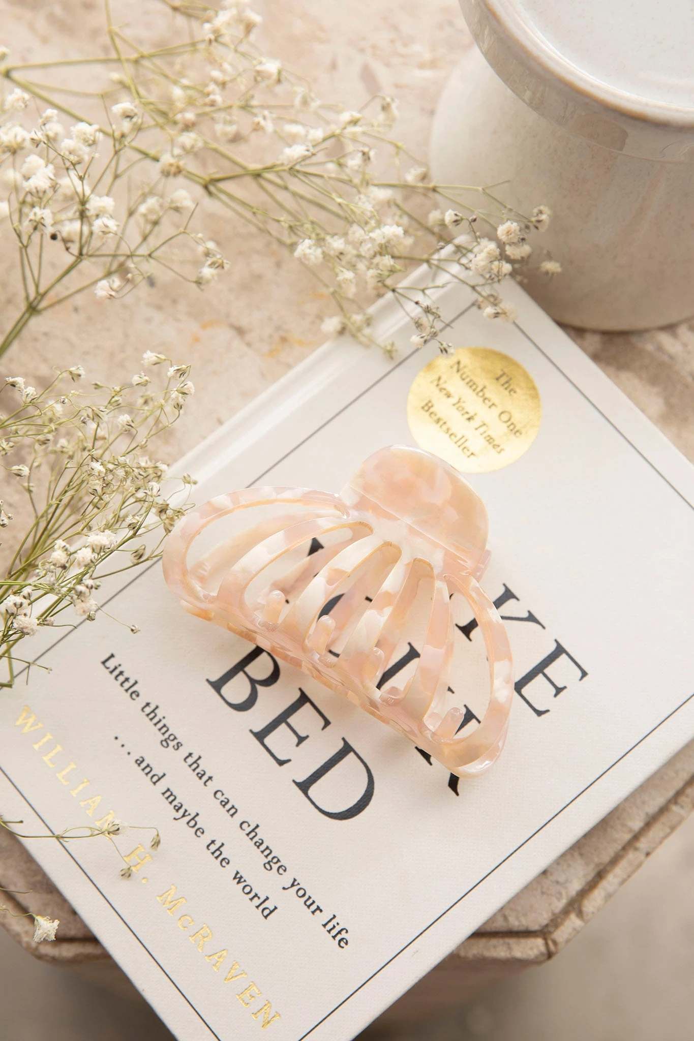 Malibu Shell Shape Clip Pink 3 Malibu Shell Shape Clip Pink