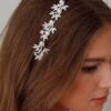 Leaves & Pearl Wire Headband Silver -Selfie Leslie Shop HA00042 20SILVER 1
