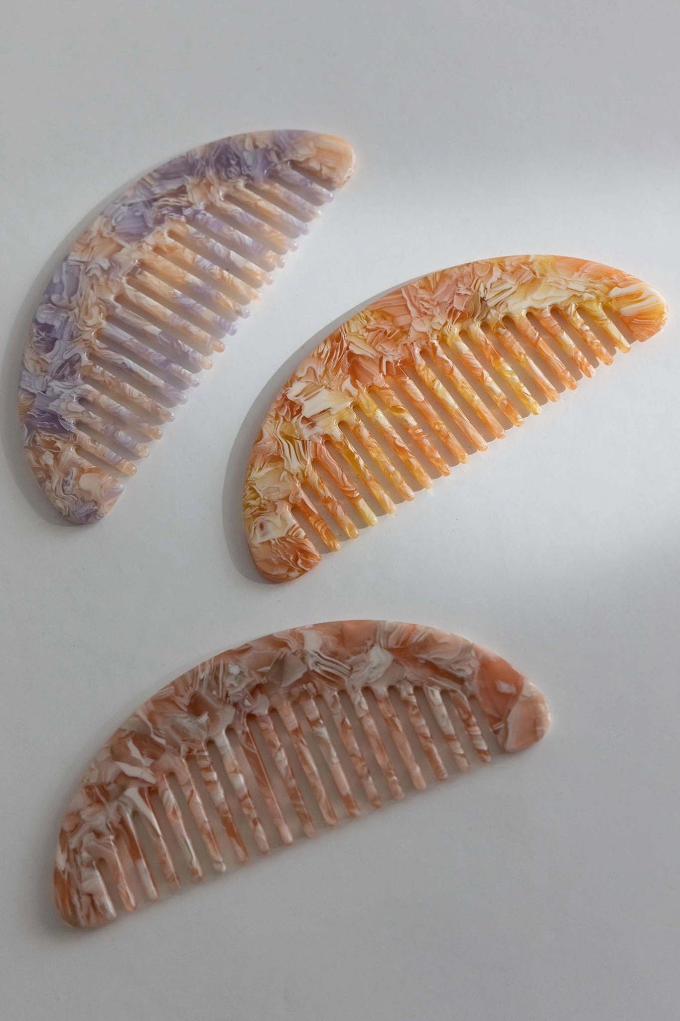 Willow Polished Comb Yellow 3 Willow Polished Comb Yellow