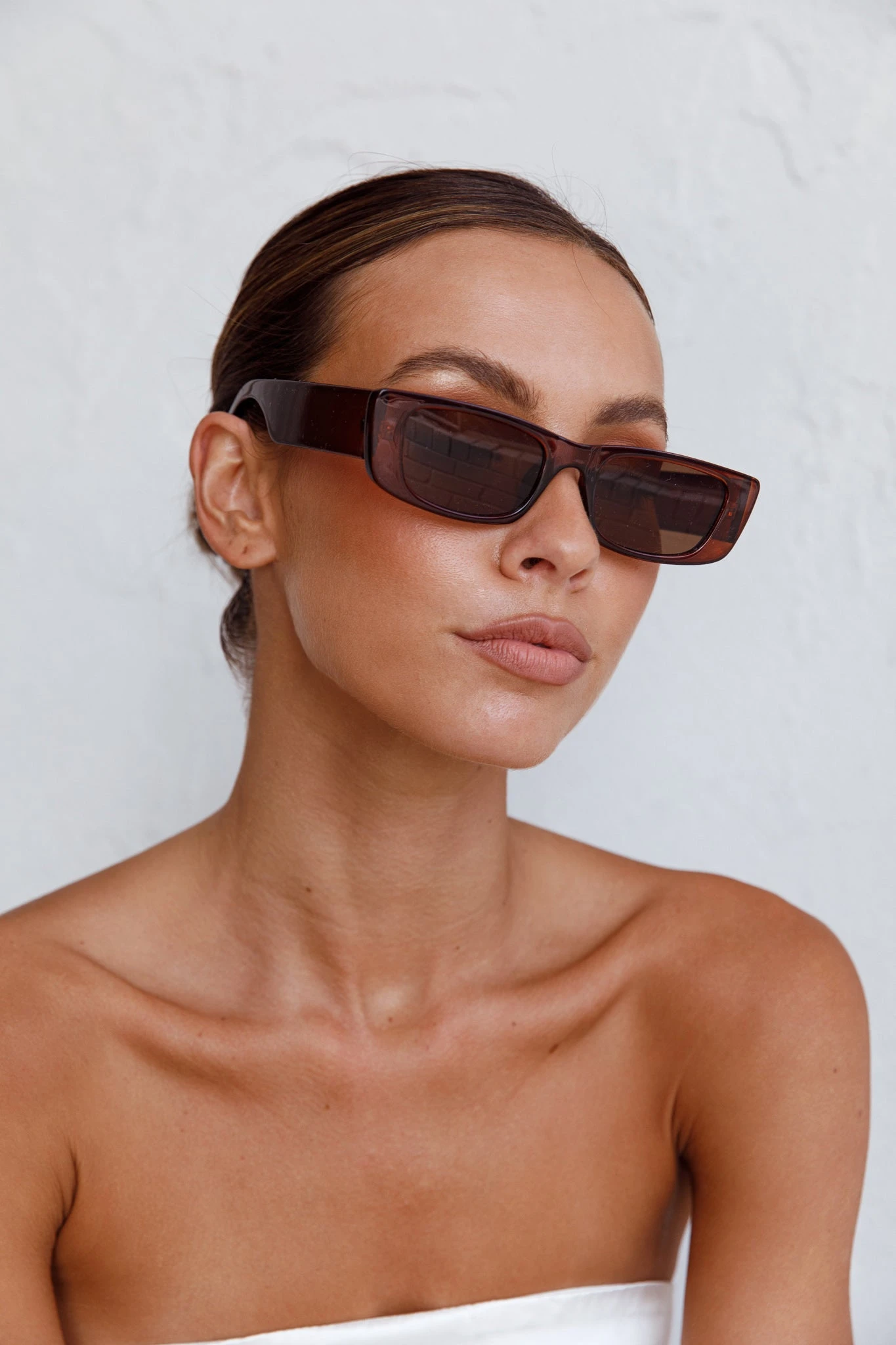 Hacker Classic 90's Square Frame Sunglasses Tea 9 Hacker Classic 90's Square Frame Sunglasses Tea - Image 7