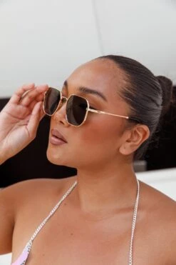 Sahara Aviator Sunglasses Black 16 Sahara Aviator Sunglasses Black -Selfie Leslie Shop SG010 20BLACK 6