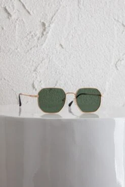 Sahara Aviator Sunglasses Dark Green 9 Sahara Aviator Sunglasses Dark Green -Selfie Leslie Shop SG010 20DARK 20GREEN 2