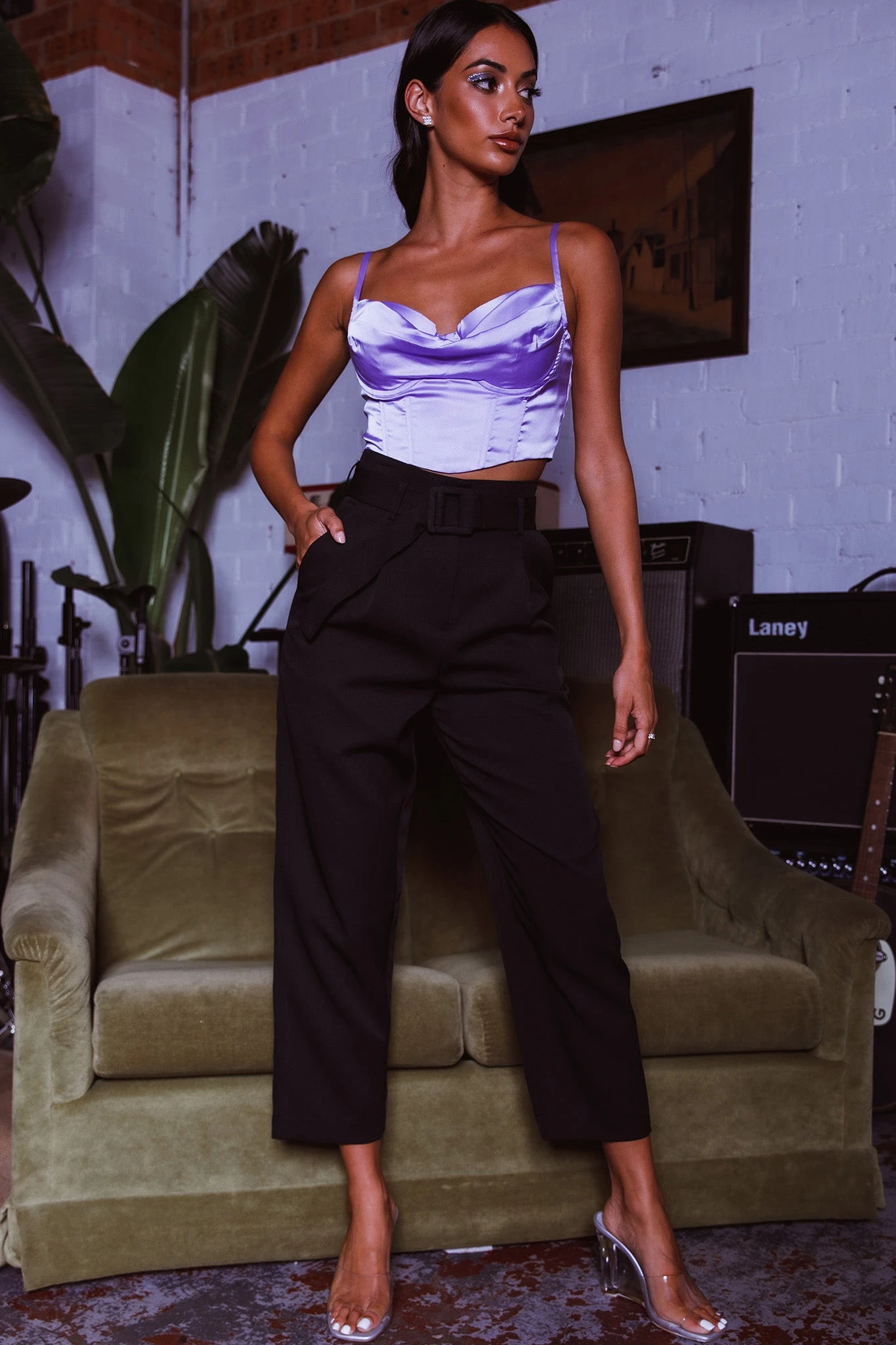 Chance Encounter Straight Leg Pants Black 9 Chance Encounter Straight Leg Pants Black - Image 7