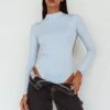 Remy Open Back Bodysuit Light Blue -Selfie Leslie Shop SL5665B 20LIGHT 20BLUE 1