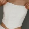 Hannalore Corset Top Ivory -Selfie Leslie Shop SLCT11694 20IVORY 1