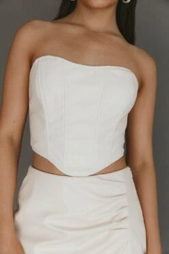 Hannalore Corset Top Ivory -Selfie Leslie Shop SLCT11694 20IVORY 4