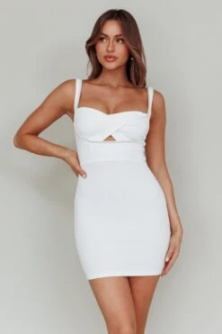 En Pointe Diamante Rope Mini Dress Ivory 13 En Pointe Diamante Rope Mini Dress Ivory -Selfie Leslie Shop SLID9038JP 20IVORY 6