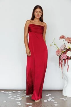 Love Letters Strappy Cowl Back Dress Burgundy 13 Love Letters Strappy Cowl Back Dress Burgundy -Selfie Leslie Shop SLIDM8762GM 20BURGUNDY 2