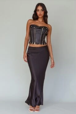 Moto Strapless Zipper Top Black 15 Moto Strapless Zipper Top Black -Selfie Leslie Shop SLJT3465 20BLACK 5