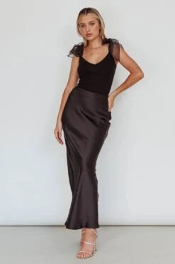 Midsomer Tied Shoulder Bodysuit Black 14 Midsomer Tied Shoulder Bodysuit Black -Selfie Leslie Shop SLKT6776 20BLACK 5