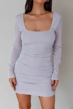 Wednesday Cowl Back Mini Dress Lilac 12 Wednesday Cowl Back Mini Dress Lilac -Selfie Leslie Shop SLPD72380E 20LILAC 4