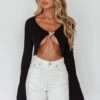 Teliah Diamante Bow Knit Top Black -Selfie Leslie Shop SLSW817122 20BLACK 1