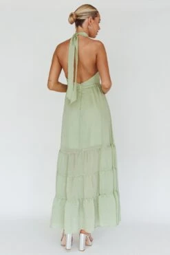 Jalisco Sun Halterneck Maxi Dress Mint -Selfie Leslie Shop SN0061D 20MINT 3
