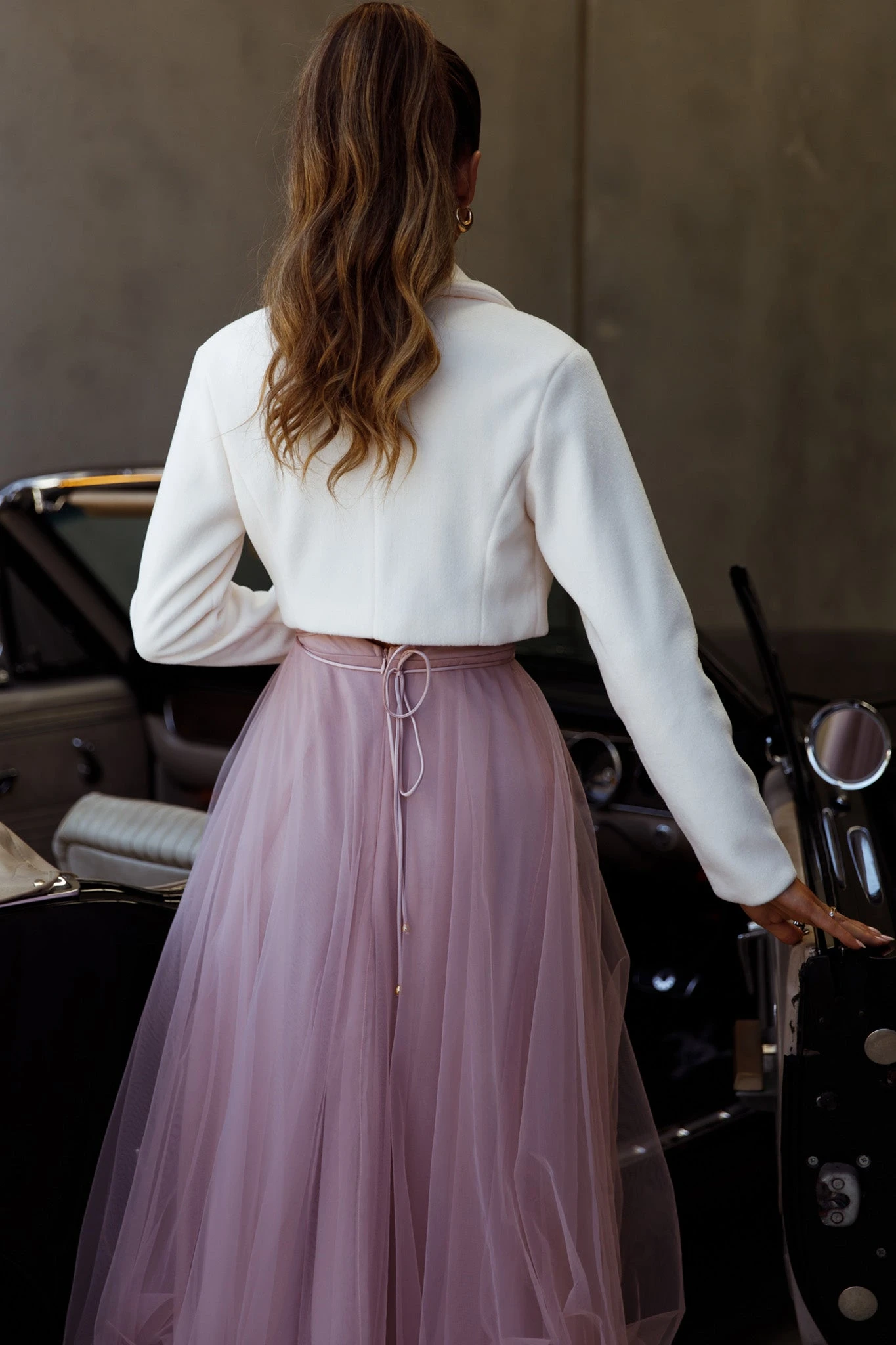 Tres Jolie Crop Jacket White 4 Tres Jolie Crop Jacket White - Image 2