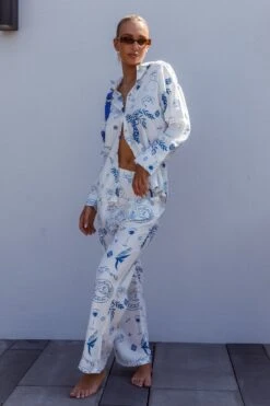 Weekend Bliss Long Sleeve Button Shirt White -Selfie Leslie Shop ST3980B T 20WHITE 7