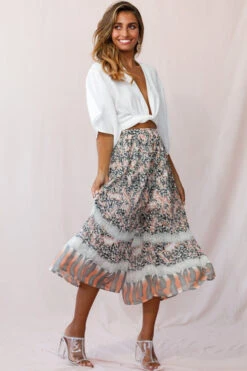 Gemini Accordion Pleat Wide Leg Pants Pink Leopard -Selfie Leslie Shop photo 2177 27038b02 pink leopard