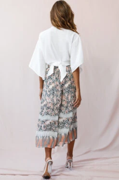 Gemini Accordion Pleat Wide Leg Pants Pink Leopard -Selfie Leslie Shop photo 2193 27038b02 pink leopard