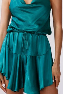 Ferris Cowl Neck Drawstring Dress Jade 11 Ferris Cowl Neck Drawstring Dress Jade -Selfie Leslie Shop photo 347 52380b01 jade