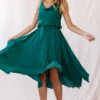 Ava Cowl Neck Drawstring Midi Dress Forest Green 1 Ava Cowl Neck Drawstring Midi Dress Forest Green -Selfie Leslie Shop photo 3540 26924b02 forest green
