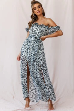 Jazz Bardot Neckline Wide Leg Split Jumpsuit Navy 13 Jazz Bardot Neckline Wide Leg Split Jumpsuit Navy -Selfie Leslie Shop photo 685 26926d navy