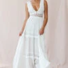 Faith Embroidered Details Maxi Dress Ivory -Selfie Leslie Shop photo 88 st0491 ivory